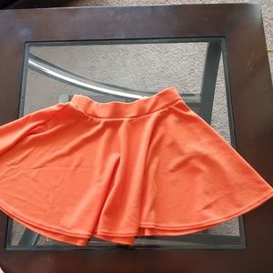 Orange skirt